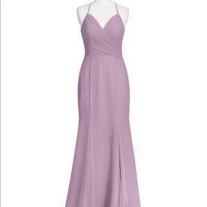 Azazie Carolina dress with matching men's tie